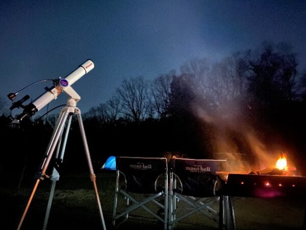 生駒山麓公園イベント　焚き火をつくろう・天体観測&焚き火　惑星チャレンジ